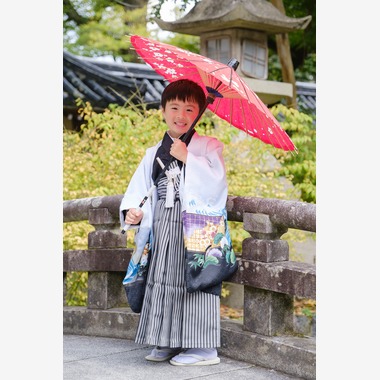 高夏写真店が出張撮影した「七五三の撮影」の家族写真