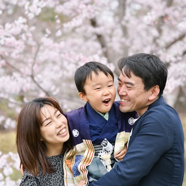 寫樂斎が撮影した「七五三（神代植物公園）」の写真