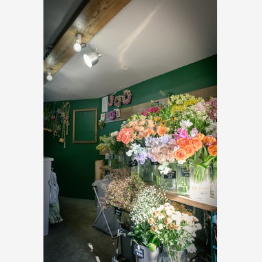 戸澤麻衣が撮影した「お花屋さんの撮影」の写真