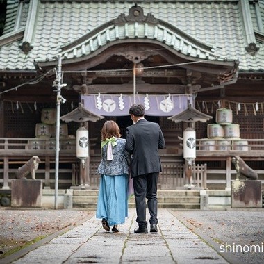 しのみんこフォトが出張撮影した「お宮参り」の家族写真