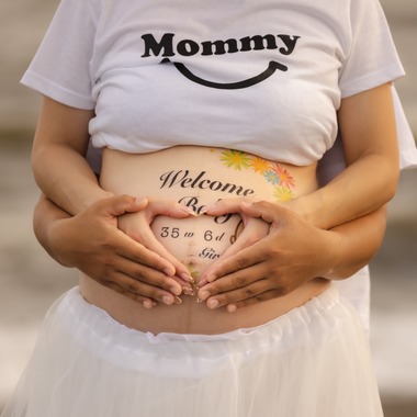 Minminが出張撮影した「マタニティ」の家族写真