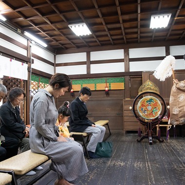 Merry Momentが出張撮影した「七五三 3歳女の子」の家族写真