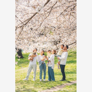 大久保佑華が撮影した「ファミリーフォト」の写真