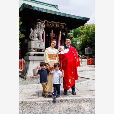 Photo RYUtopiaが出張撮影した「お宮参り」の家族写真