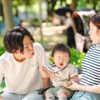 蓬台祐希が撮影した「靱公園でのファミリーフォト」の写真