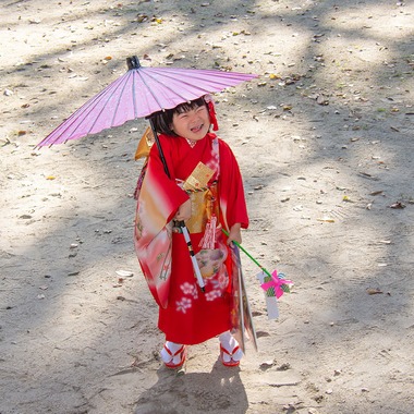 辻 充彦が出張撮影した「七五三」の家族写真