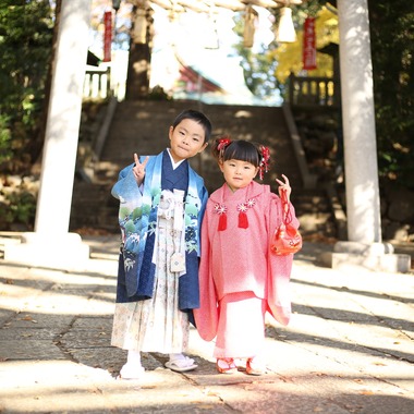 出張撮影HUG TIMEが撮影した「七五三記念撮影＠世田谷八幡宮・東京」の写真