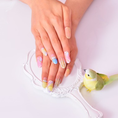 エン・ノースタジオが撮影した「ネイルシール広告」の写真