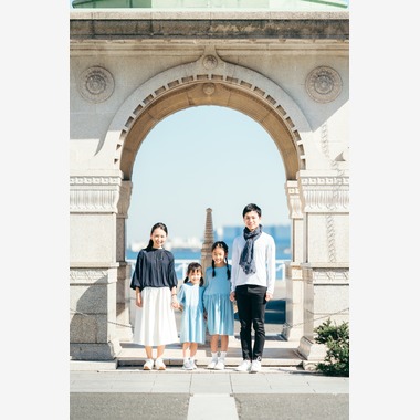 モーメンツが出張撮影した「山下公園」の家族写真