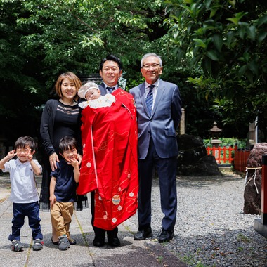 Photo RYUtopiaが出張撮影した「お宮参り」の家族写真