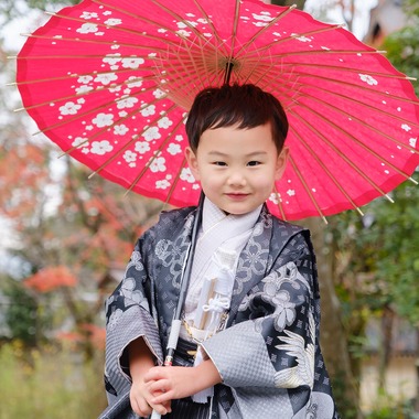 高夏写真店が出張撮影した「七五三の撮影」の家族写真