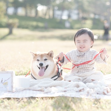 高夏写真店が出張撮影した「家族写真の撮影」の家族写真