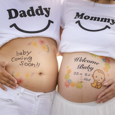 Minminが出張撮影した「マタニティ」の家族写真