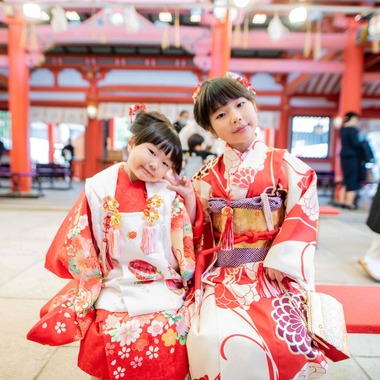 来田 篤典が出張撮影した「七五三出張撮影」の家族写真