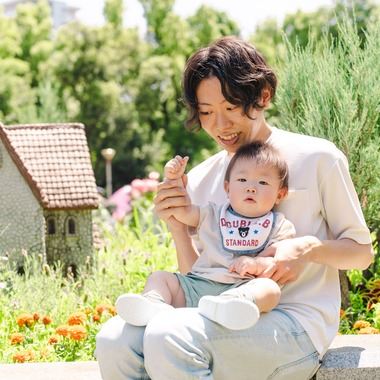 蓬台祐希が撮影した「靱公園でのファミリーフォト」の写真