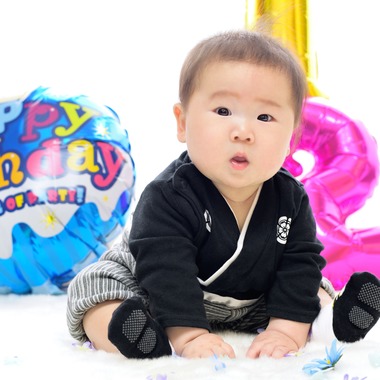 Design studio lumière（井上 敦仁）が撮影した「ハーフバースディフォト」の写真