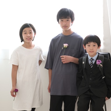とりる写真室が出張撮影した「キッズフォト」の家族写真