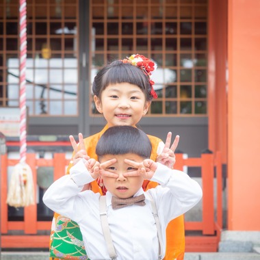 岩本隆之が出張撮影した「お誕生日ご家族撮影」の家族写真