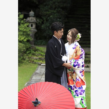 ウェディングMuskatDue (山田隆)が撮影した「岐阜県岐阜市、金華山ふもと」のウェディングフォト