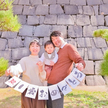 フォトスタジオ　ちっくたっくが出張撮影した「ファミリーフォト(ファミリー・キッズ・ベビー)」の家族写真