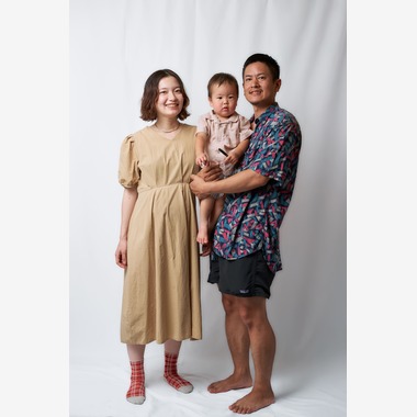 Hiroki Anzaiが出張撮影した「Family Photo in Kamakura」の家族写真