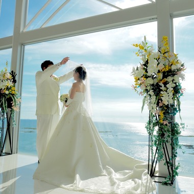 Elena's Designが撮影した「きらきらトロピカルウェディング沖縄」のウェディングフォト