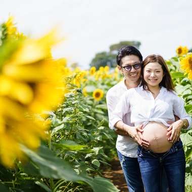 アトリエ　エピカ/清水　一哉が撮影した「ひまわり畑　マタニティ」の写真