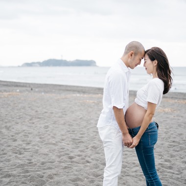 植村由理が撮影した「マタニティフォト@湘南」の写真