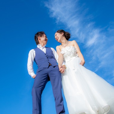 出張撮影サービス「ミライフォト」が撮影した「ブライダル前撮り@りんくう公園」の写真