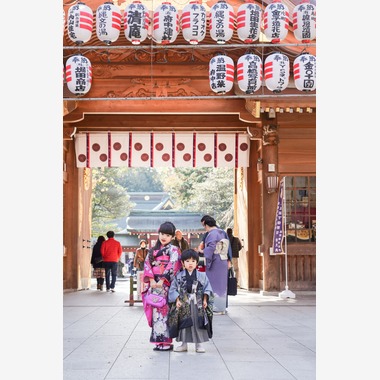 ヨッシ～が出張撮影した「七五三撮影」の家族写真