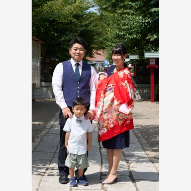 Actが撮影した「お宮参り」の写真