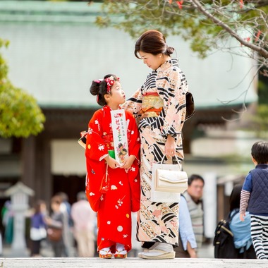 写楽堂が出張撮影した「753撮影」の家族写真