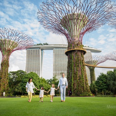 ママラッチが出張撮影した「ガーデンズ・バイ・ザ・ベイ」の家族写真