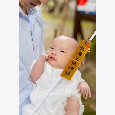 FILMIEREが出張撮影した「お宮参りサンプル」の家族写真