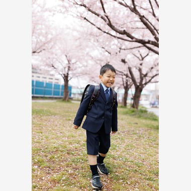 板橋薫平が出張撮影した「入学式」の家族写真