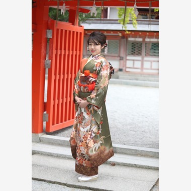 奈多写真が出張撮影した「成人前撮り」の家族写真