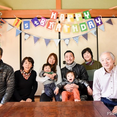写真家 久保倉千明が出張撮影した「家族写真」の家族写真