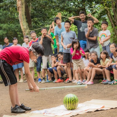 なかむーフォトが出張撮影した「サマーキャンプ」の家族写真