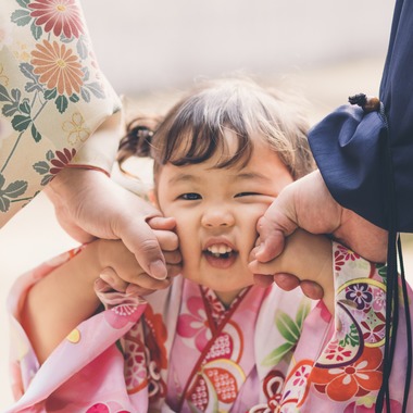 あかすたが出張撮影した「七五三」の家族写真