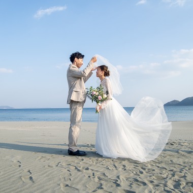 スマイルチューンが撮影した「ウェディング前撮り撮影」の写真