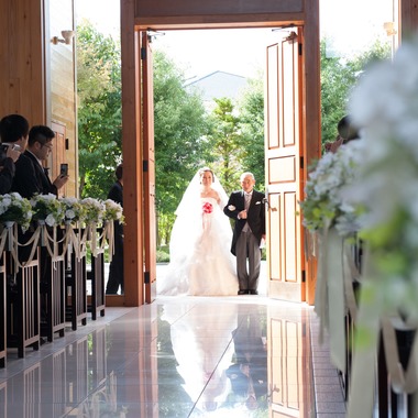 ブライダルフォトＡＩが撮影した「ララシャンスいわき-クローバー-」のウェディングフォト