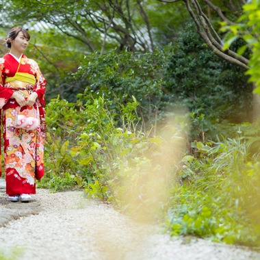 T.Matsumuraが出張撮影した「成人式前撮り＠雅叙園東京」の家族写真