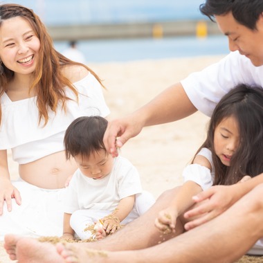 出張撮影ななが出張撮影した「家族写真、マタニティフォト」の家族写真