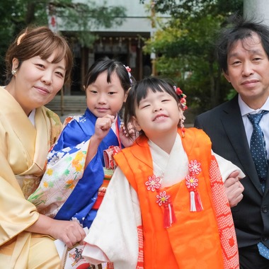 プロカメラマン　竹之下　光（あきら）が撮影した「七五三」の写真