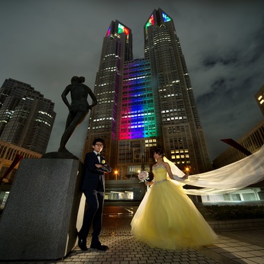 Williamが撮影した「前撮り」のウェディングフォト