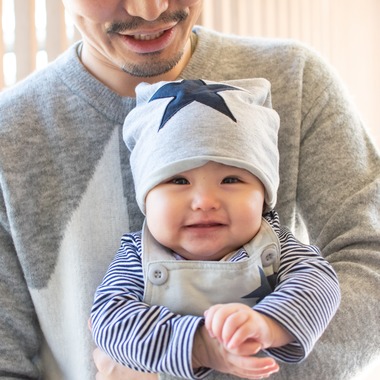 PhotoStudioLink　福井アイラが出張撮影した「記念撮影　家族写真　お宮参り 七五三」の家族写真