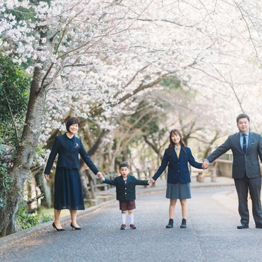 フォトグラファー笹が撮影した「徳島県 向麻山公園 家族写真」の写真