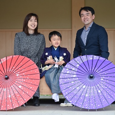 寫樂斎が撮影した「七五三（神代植物公園）」の写真
