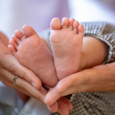 浅野真一が出張撮影した「お宮参り」の家族写真