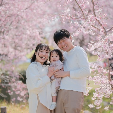 ARAI MAGICが撮影した「桜バースデーフォト」の写真